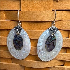 Artesian Sterling Silver and Blue Earrings